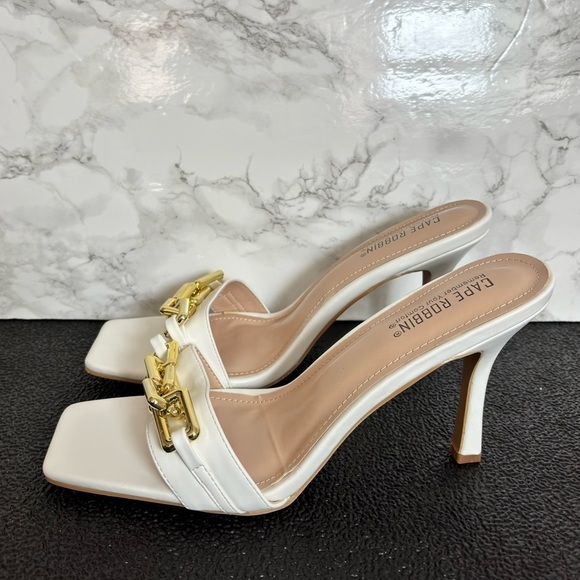 CAPE ROBBIN ITERMIX SEXY STILETTO HIGH HEELS FOR WOMEN SQUARE OPEN TOE SHOES 10 - Picture 6 of 6